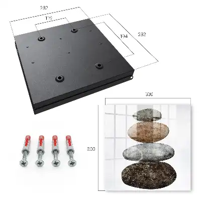Key box for home A set of stones in subtle colors