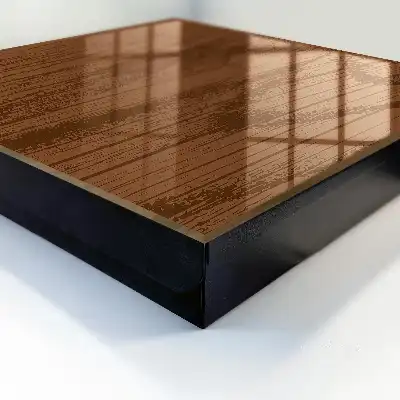 Wall mounted key cabinet Wooden threads without details