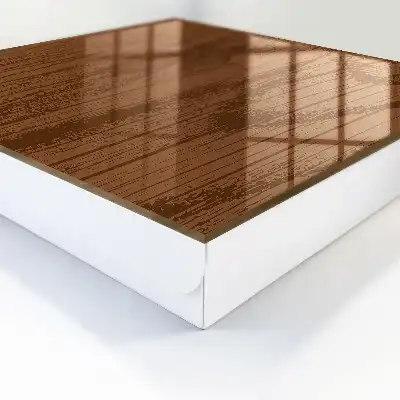 Wall mounted key cabinet Wooden threads without details