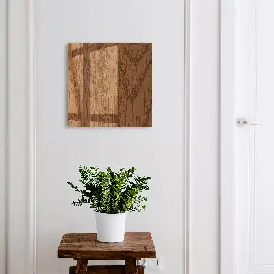 Wall mounted key cabinet Wooden threads without details
