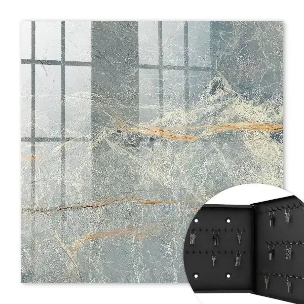Key cabinet Marble texture with brown lines