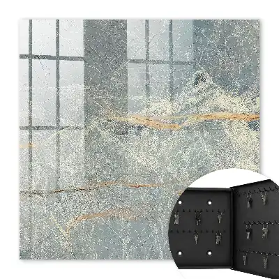 Key cabinet Marble texture with brown lines