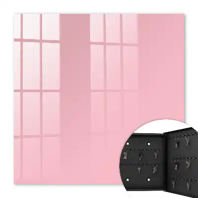 Wall mounted key cabinet Light pink with a sense of harmony