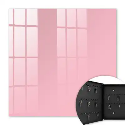 Wall mounted key cabinet Light pink with a sense of harmony