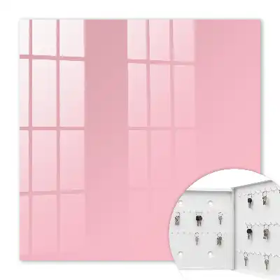 Wall mounted key cabinet Light pink with a sense of harmony