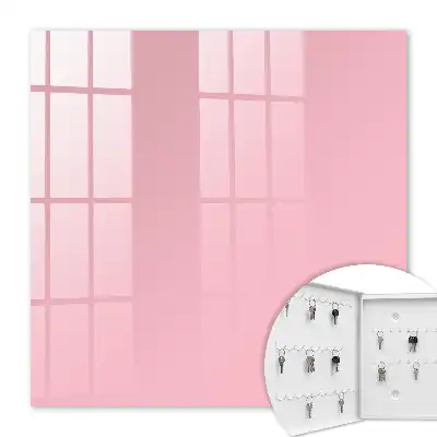 Wall mounted key cabinet Light pink with a sense of harmony