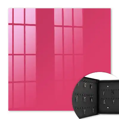 Key cabinet Energetic pink pastel elegance