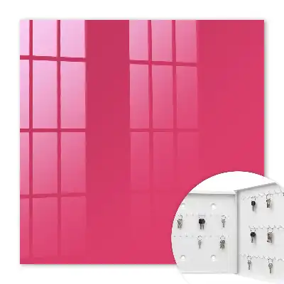 Key cabinet Energetic pink pastel elegance