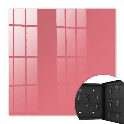 Wall mounted key box Salmon color harmony simplicity