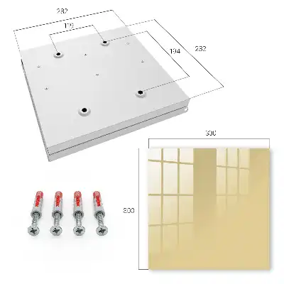 Key box for home Mustard color, elegance and warmth