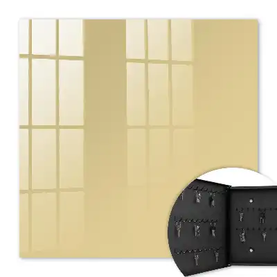 Key box for home Mustard color, elegance and warmth