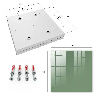 Decorative key box Muted green, modern and fresh