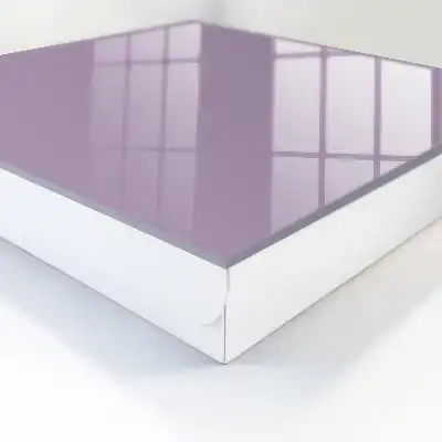 Wall mounted key cabinet Lilac purple minimalism elegance