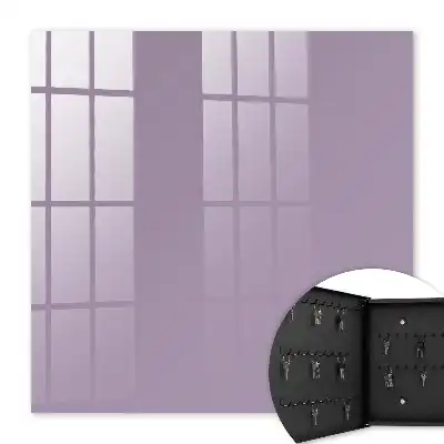 Wall mounted key cabinet Lilac purple minimalism elegance