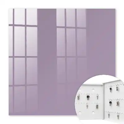 Wall mounted key cabinet Lilac purple minimalism elegance