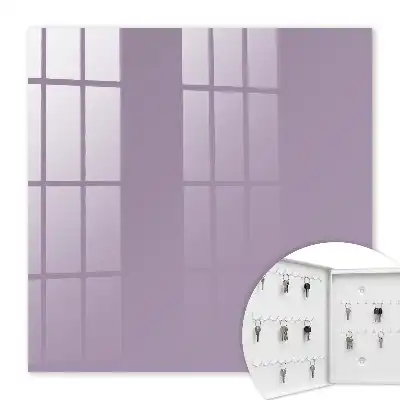 Wall mounted key cabinet Lilac purple minimalism elegance