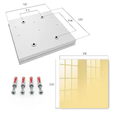 Key box for home Creamy yellow elegance harmony