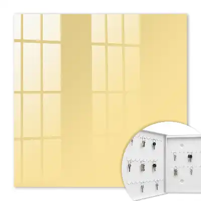 Key box for home Creamy yellow elegance harmony