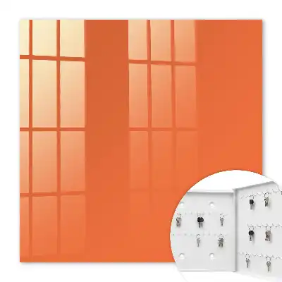 Key cabinet Strong orange, uniform surface