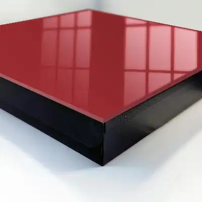Wall mounted key box Deep burgundy color