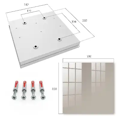 Key box for home Warm gray calm