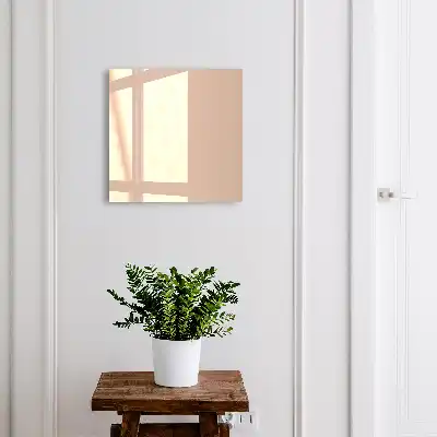Wall mounted key cabinet Warm atmospheric beige