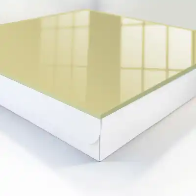 Wall mounted key box Pastel yellow in a light shade