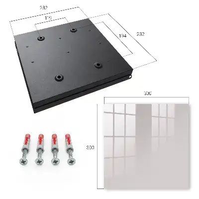 Key box for home Ash gray elegance