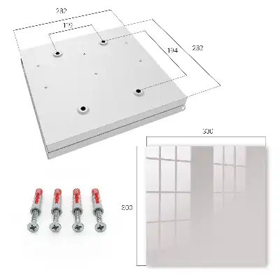 Key box for home Ash gray elegance