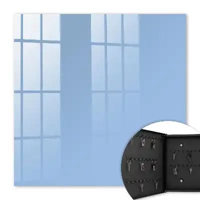 Decorative key box Baby blue minimalist style