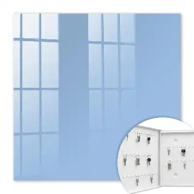 Decorative key box Baby blue minimalist style