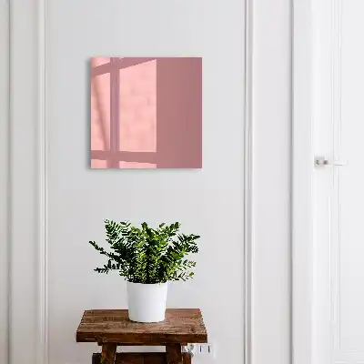 Wall mounted key cabinet Dusty pink minimalist style