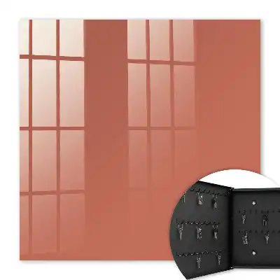 Key box for home Brick color warm bold