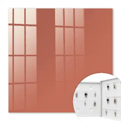 Key box for home Brick color warm bold