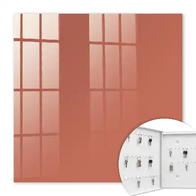 Key box for home Brick color warm bold