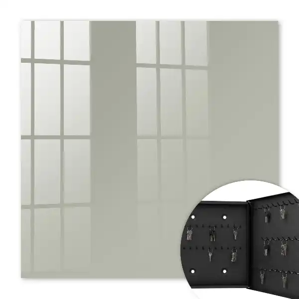 Decorative key box Neutral gray subtlety calm