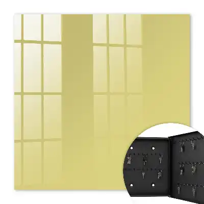 Key box for home Light mustard for minimalists
