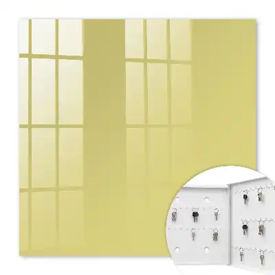 Key box for home Light mustard for minimalists
