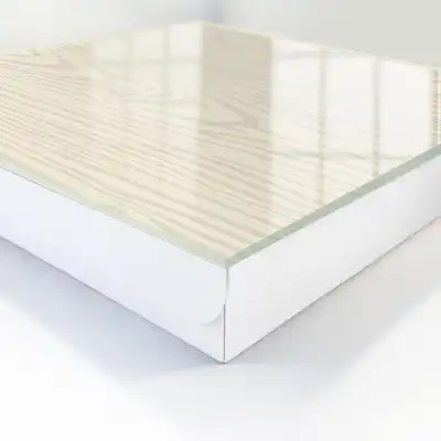 Decorative key box Light-toned wooden pattern