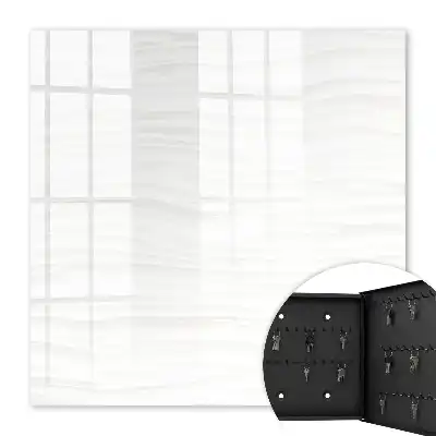 Wall mounted key cabinet Subtle waves that bring peace