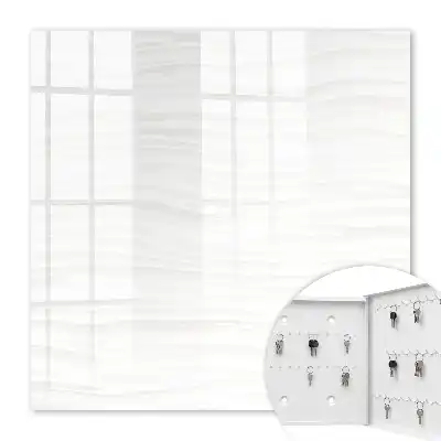 Wall mounted key cabinet Subtle waves that bring peace
