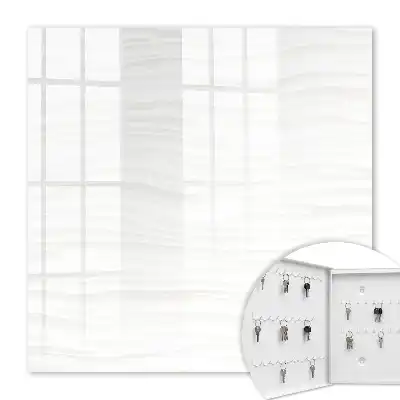 Wall mounted key cabinet Subtle waves that bring peace