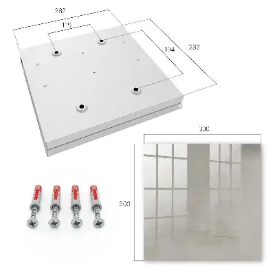 Key box for home Gray texture with a minimalist look