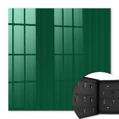 Decorative key box Green stripes full of harmony