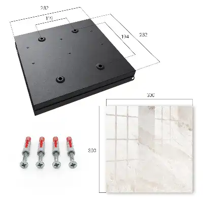 Key cabinet Marble neutral pattern