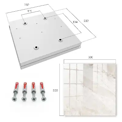 Key cabinet Marble neutral pattern
