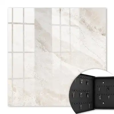 Key cabinet Marble neutral pattern