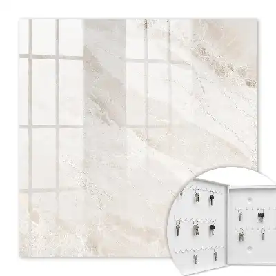 Key cabinet Marble neutral pattern