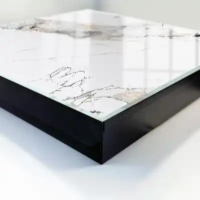 Key box for home Marble elegance against a white background