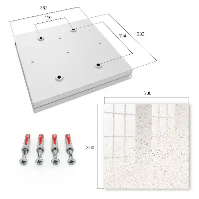 Key cabinet Dotted pattern elegance